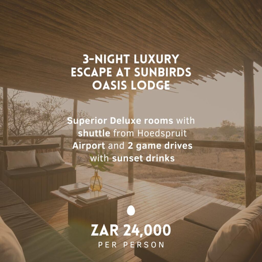Sunbirds Oasis Lodge: Ssparkling Bush Gourmet Safari